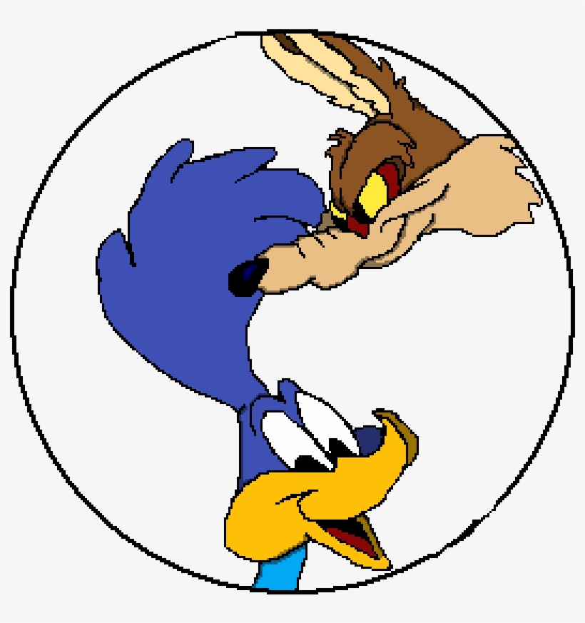 Coyote And Road Runner - Cartoon, transparent png #1822072