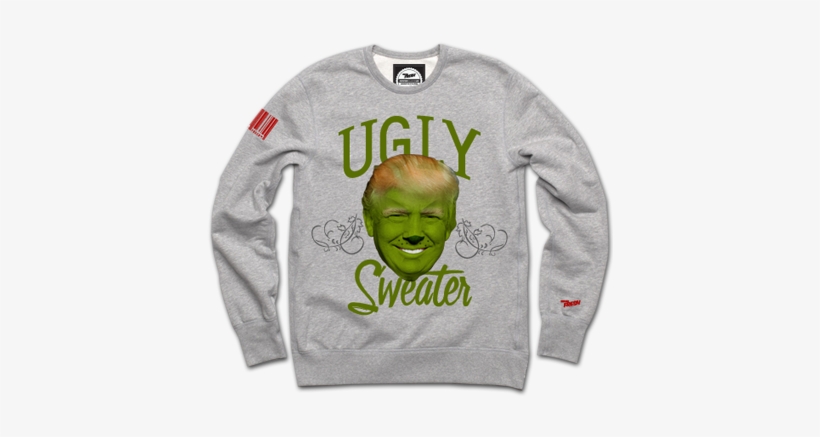 Grinch Crewneck - Grinch Ugly Sweater, transparent png #1822527