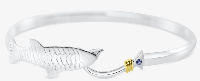 "allure" Fish-hook Bangle - Fish Hook, transparent png #1822640
