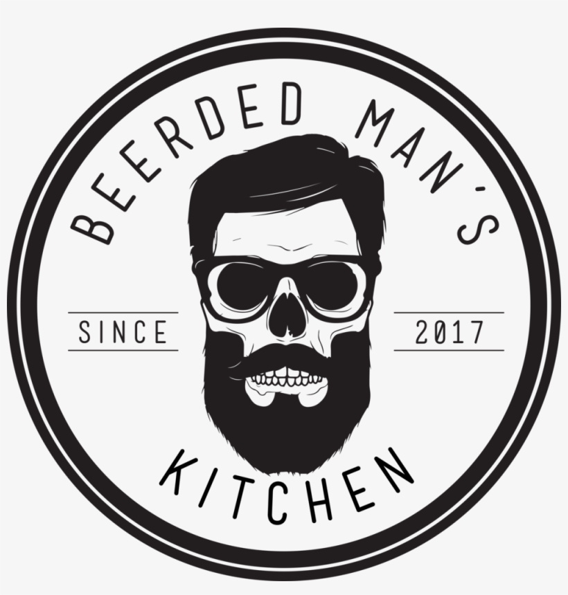Bmlogo2 - Beerded Man's Kitchen, transparent png #1822665