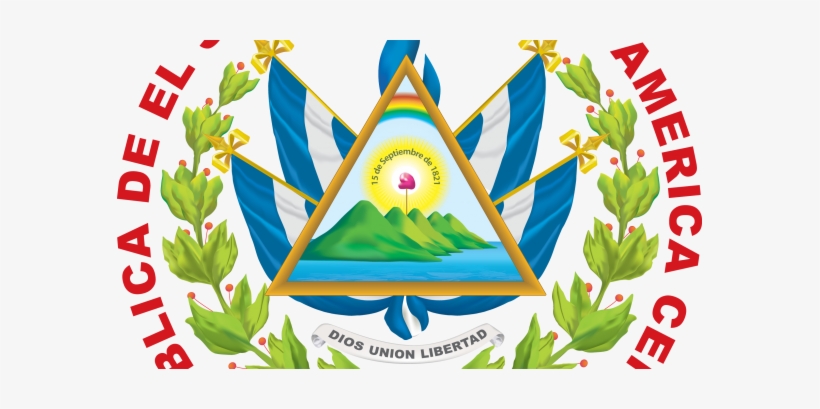 Winsome El Salvador Symbol Meaning File Coats Of Arms - Unbreakble Froasted Coat Of Arms Of El Salvador Drift, transparent png #1823709