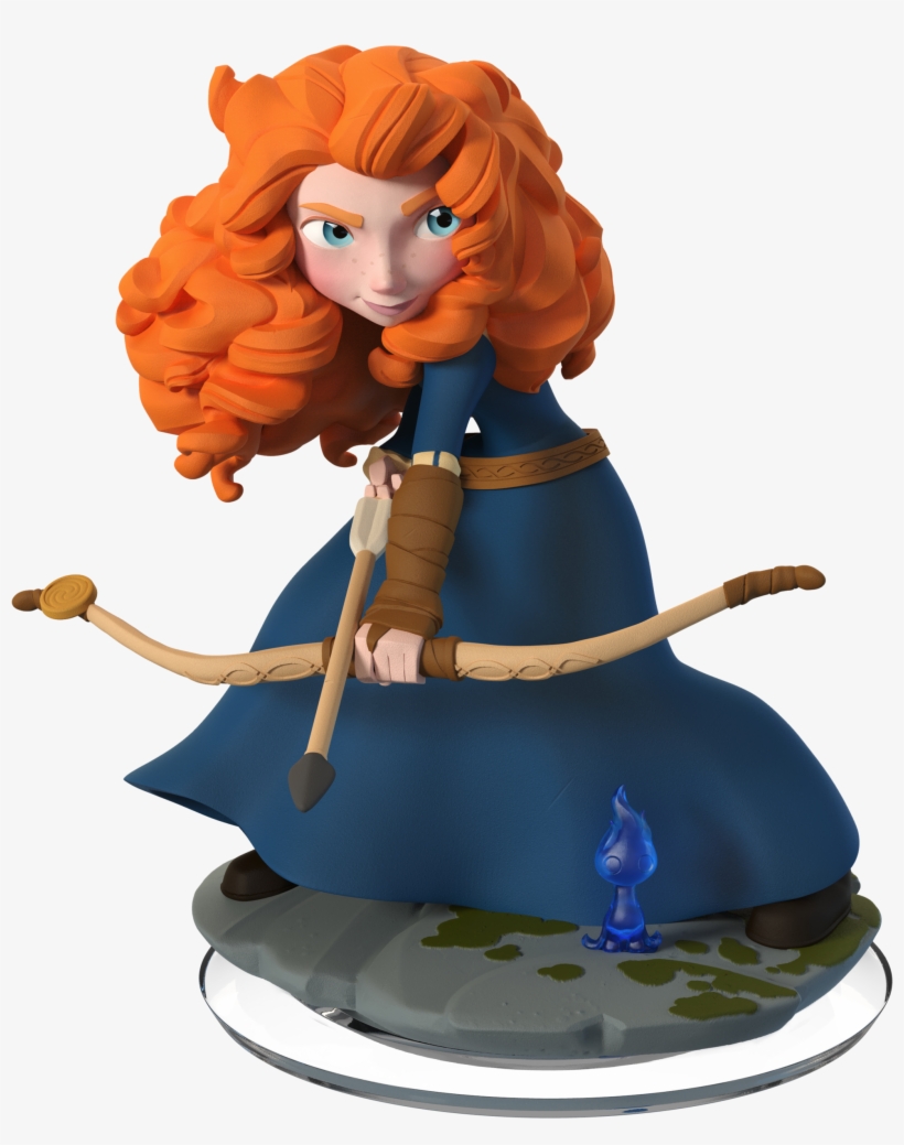 Merida Disney Infinity Transparent Figurine - Disney Infinity 3.0 Brave, transparent png #1823770
