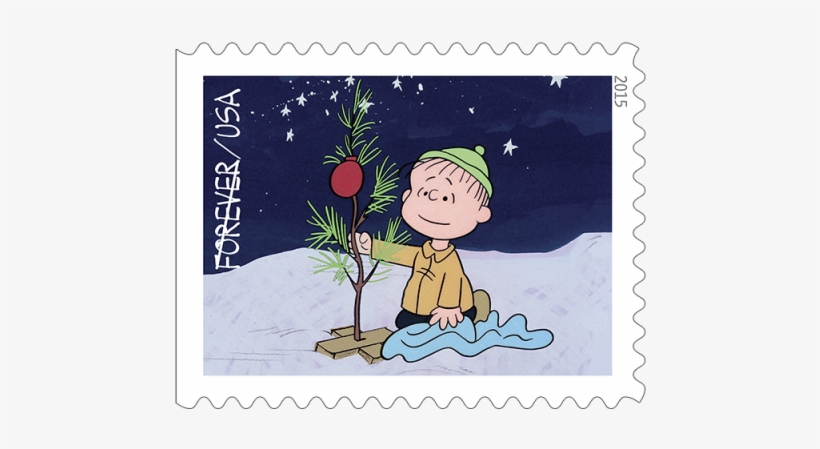 Image - Charlie Brown Christmas Tree Linus, transparent png #1824169