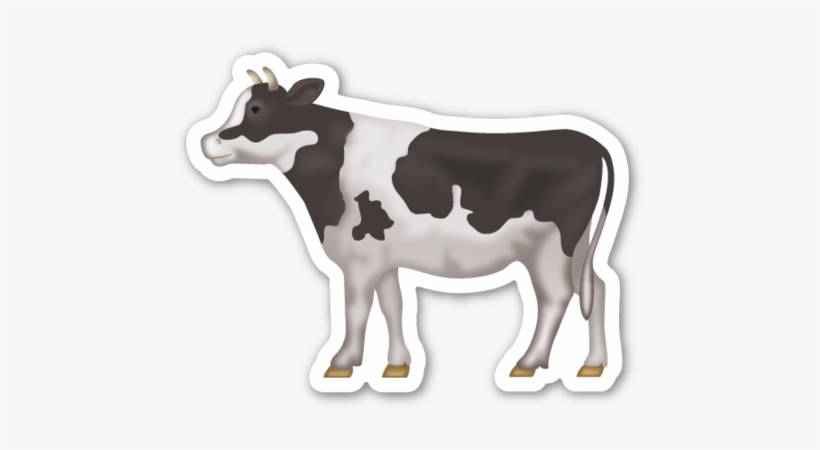 Cow Cow Emoji, Emoji Stickers, Smiley Faces, Emojis, - Cow Emoji Transparent, transparent png #1824244