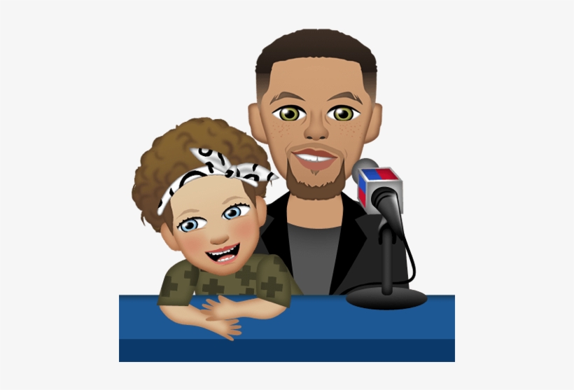 Riley Curry, Stephen Curry - Riley Curry Emoji, transparent png #1824249