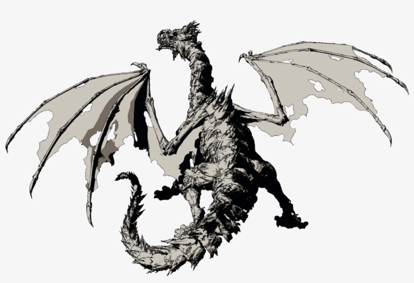 Skeletal Dragon Databook 02 - Overlord Skeletal Dragon, transparent png #1824250