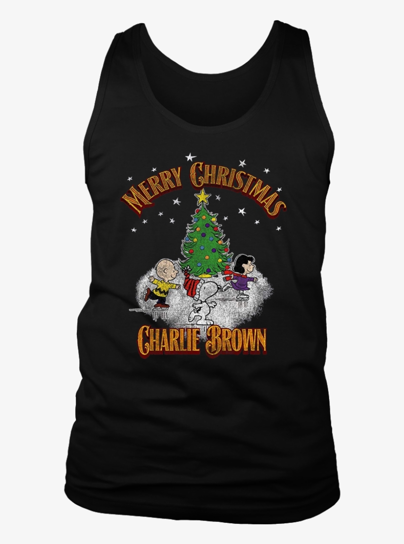 Charlie Brown Christmas T-shirt - Shirt, transparent png #1824403