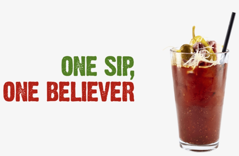 One Sip, One Believer - Bloody Mary, transparent png #1824472