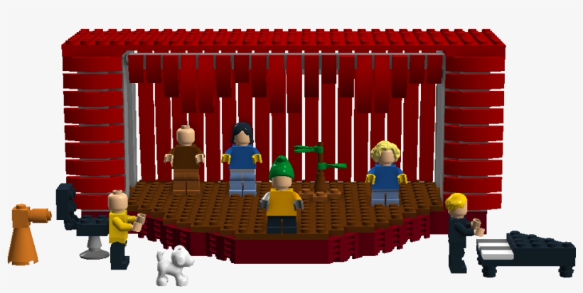 Charlie brown christmas play scene