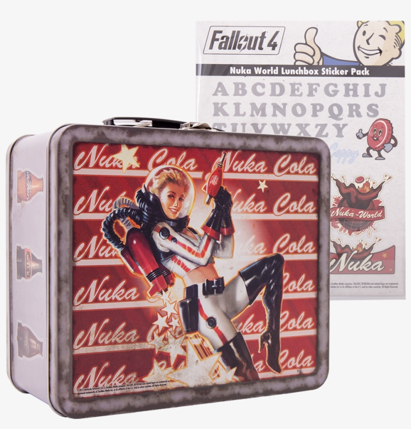 Fallout 4 Vault-Tec Weathered Tin Tote Replica - Official Collectible, 7.8x6.8x4 Inches