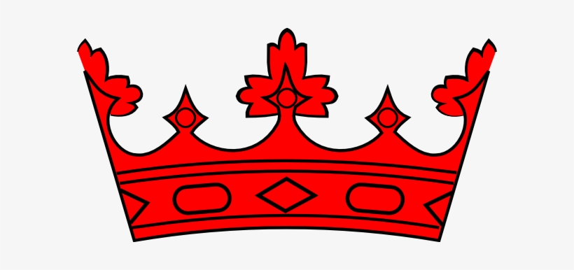 Crown Clip Art At Clker Com Vector - Red Crowns, transparent png #1825261
