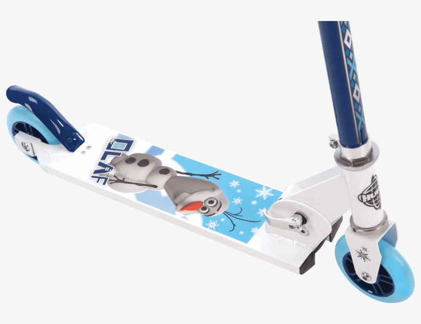 Disney Frozen Inline Folding 2-wheel Olaf Scooter - Huffy Olaf Folding Scooter, transparent png #1825352