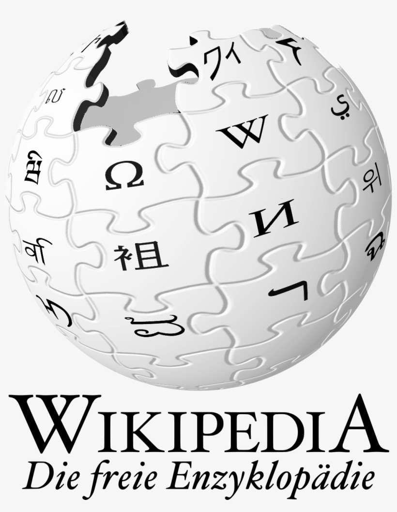 Datei Wikipedia Logo De Png Wikipedia - Wikipedia Logo Text Png, transparent png #1825583