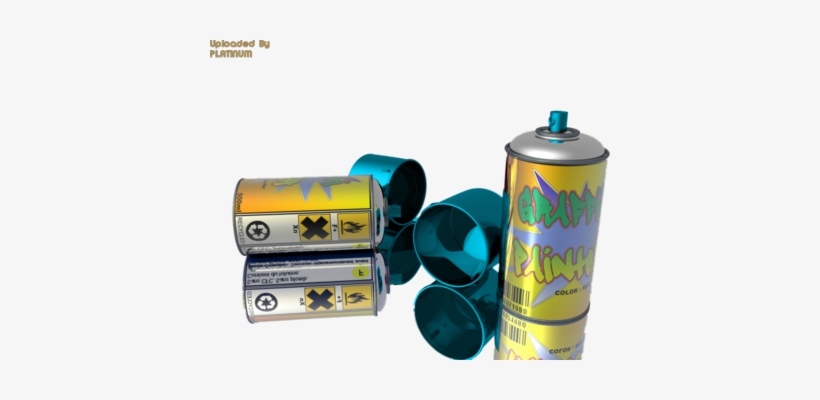 Spray Paint Cans - Graffiti, transparent png #1825613