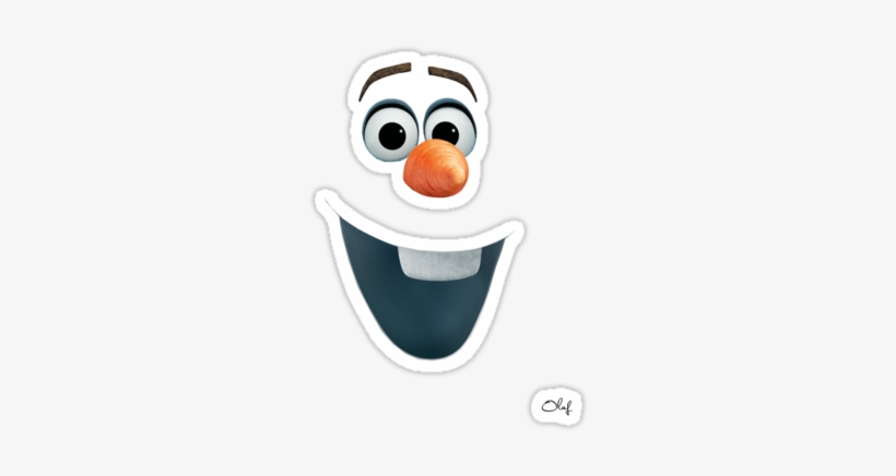 Best Photos Of Olaf Face Clip Art - Olaf Face, transparent png #1825758