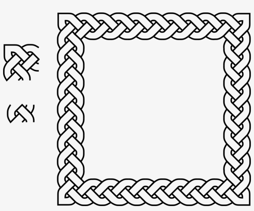 Celtic Knot Borders And Frames Celts Braid - Celtic Knot Border Png, transparent png #1825775