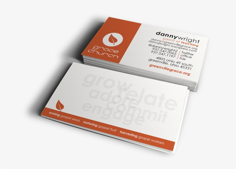 Church Business Cards - Church Services On Business Cards, transparent png #1825777
