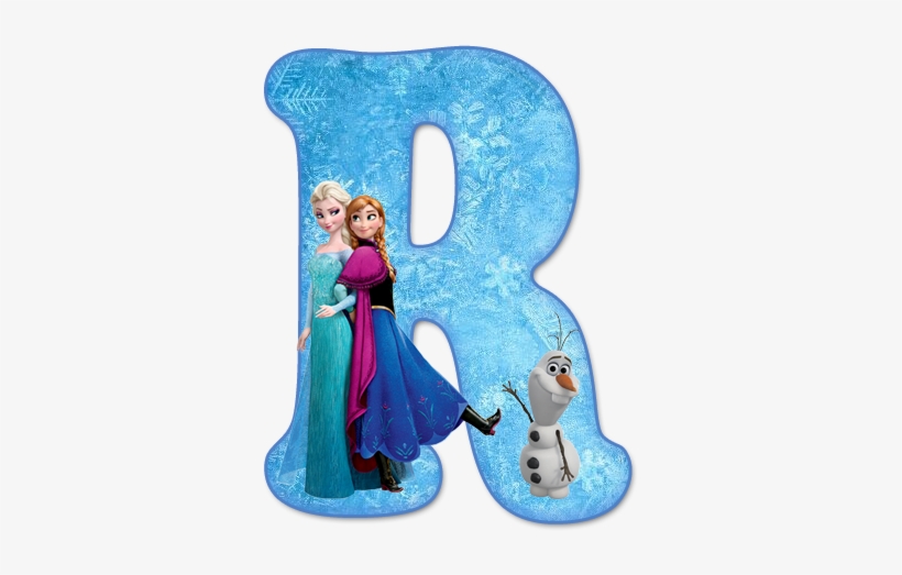 Alfabeto De Ana, Elsa Y Olaf De Frozen - Letras De Frozen Abecedario, transparent png #1825827