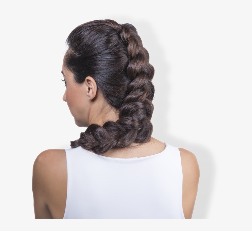 French Braid - Hair, transparent png #1825923