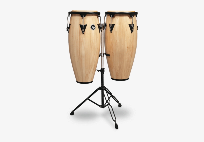 Latin Percussion Aspire Wood Conga Set - Lp Slide Mount Double Conga Stand - Lpa653, transparent png #1826073
