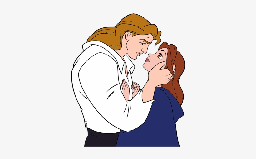 Beast Clipart Prince - Belle And Prince Clipart, transparent png #1826312