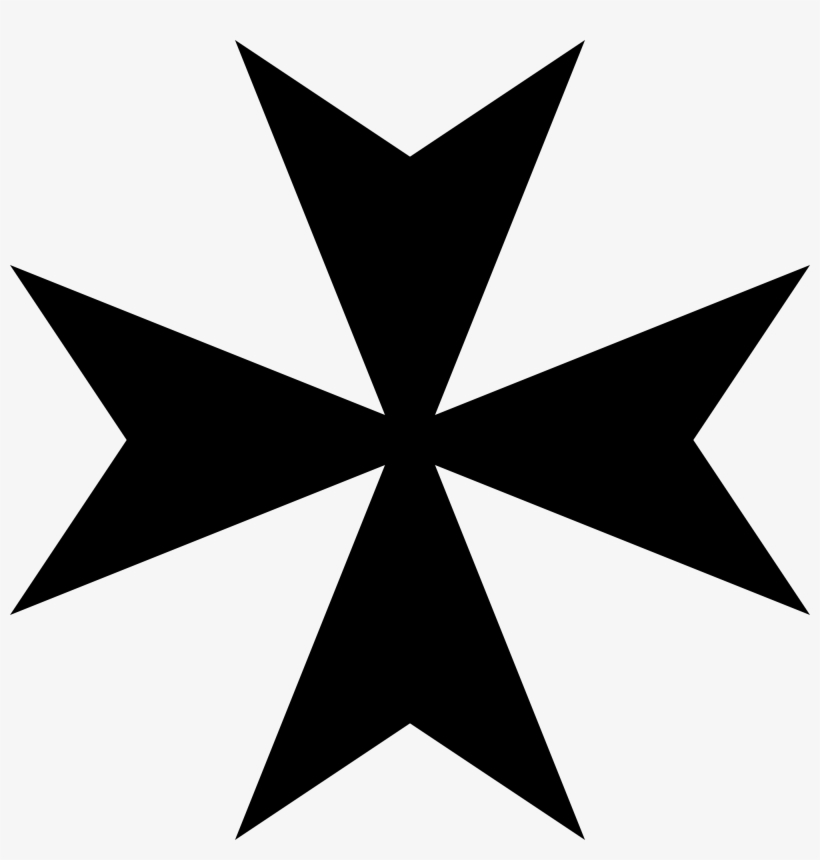 Open - Maltese Cross, transparent png #1826782