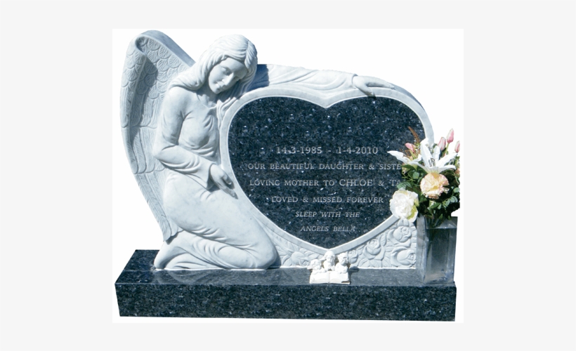 L46 Carrara Marble Angel With Blue Pearl Image - Carrara, transparent png #1826836