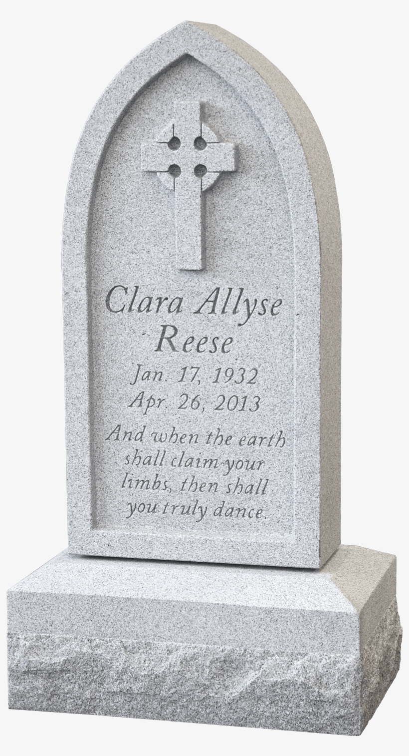 Reese Headstone,headstone In Magnolia Cemetery, Beaumont, - Black Marble Headstones Ireland, transparent png #1826864