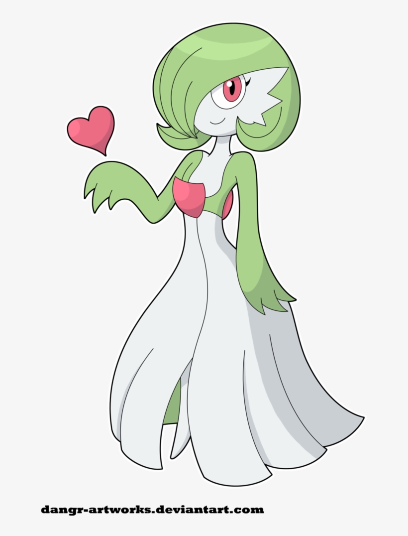Clip Art Transparent Library Lovely By Dangr Artworks - Gardevoir, transparent png #1827211