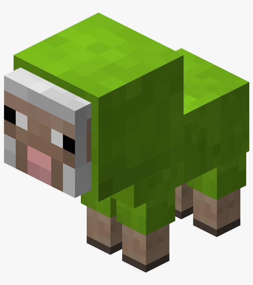 Minecraft Baby Pink Sheep, transparent png #1827692