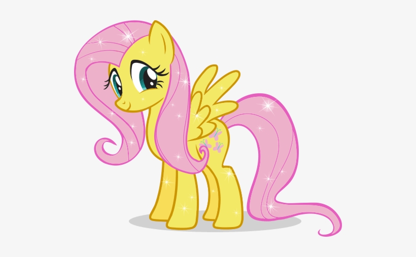 Fluttershy - My Little Pony Sarı, transparent png #1828342