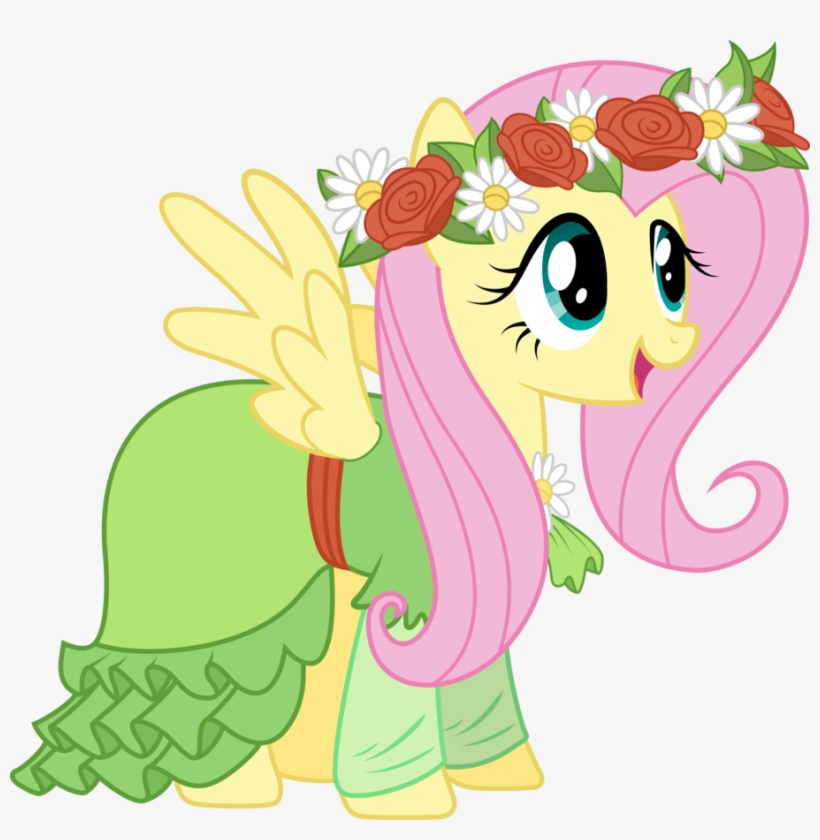 Fluttershy - My Little Pony Fluttershy Dress, transparent png #1828444