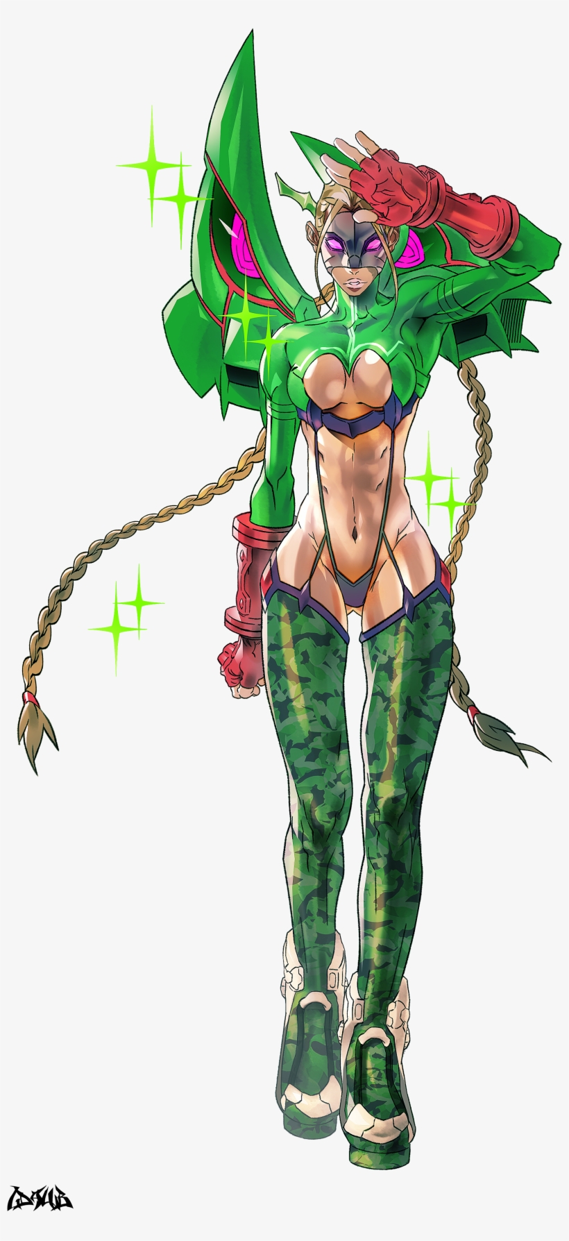 Resized To 36% Of Original - Street Fighter 5 Costumes Alternatif Cammy, transparent png #1828491