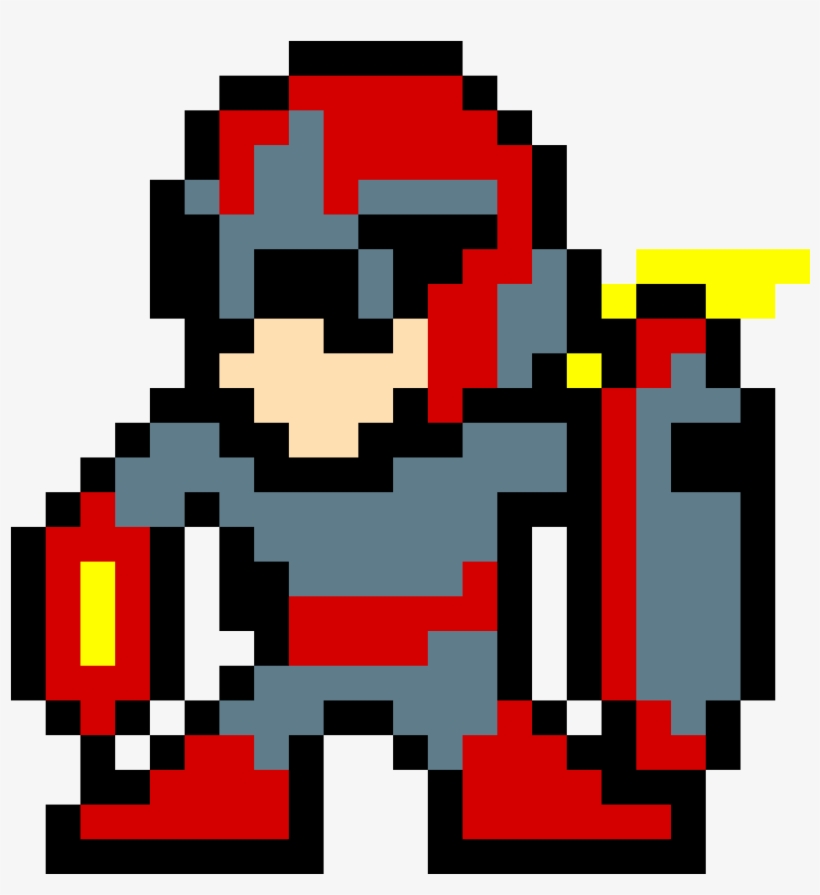 Proto Man Megaman Protoman 8 Bits Free Transparent Png Download Pngkey