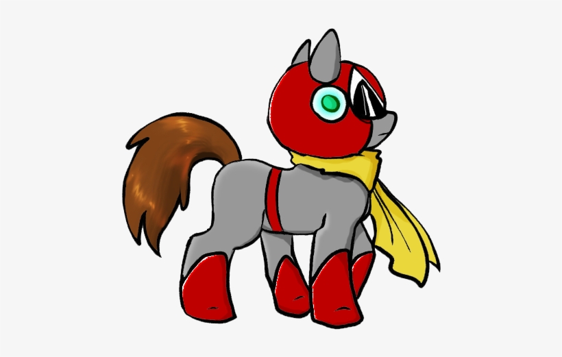 Semyo, Megaman, Ponified, Proto Man, Safe, Solo - Protoman Pony - Free ...