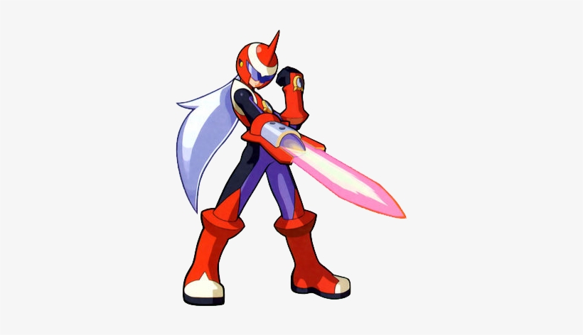 Protoman Is The Elite Netnavi Of Eugene Chaud - Protoman Exe, transparent png #1828672