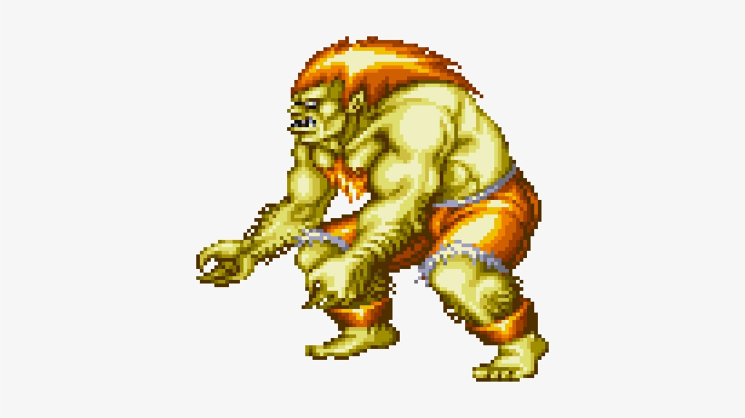 Blanka - Beast From Street Fighter, transparent png #1828693