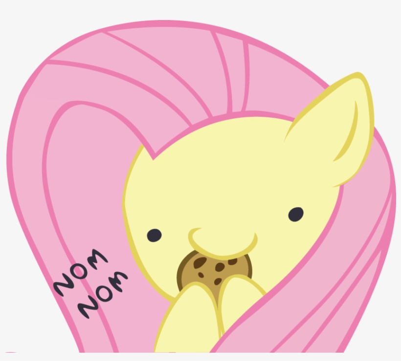 , - Fluttershy Nom Nom, transparent png #1828736