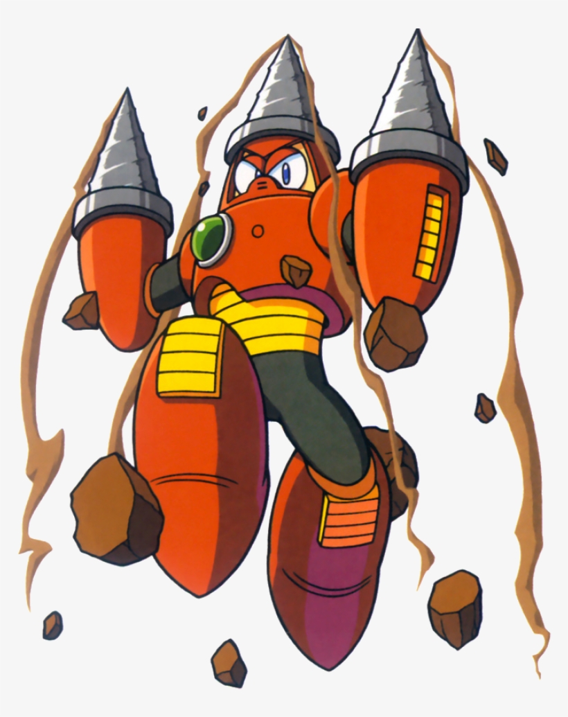 Mega Man Drill Man, transparent png #1828848