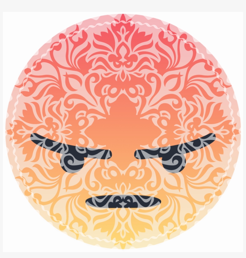 Angry Angery Angryreact Angeryreact Facebook Facebookem - India Vintage Throw Blanket, transparent png #1828871