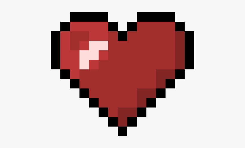 Heart - Pixel Art, transparent png #1829004