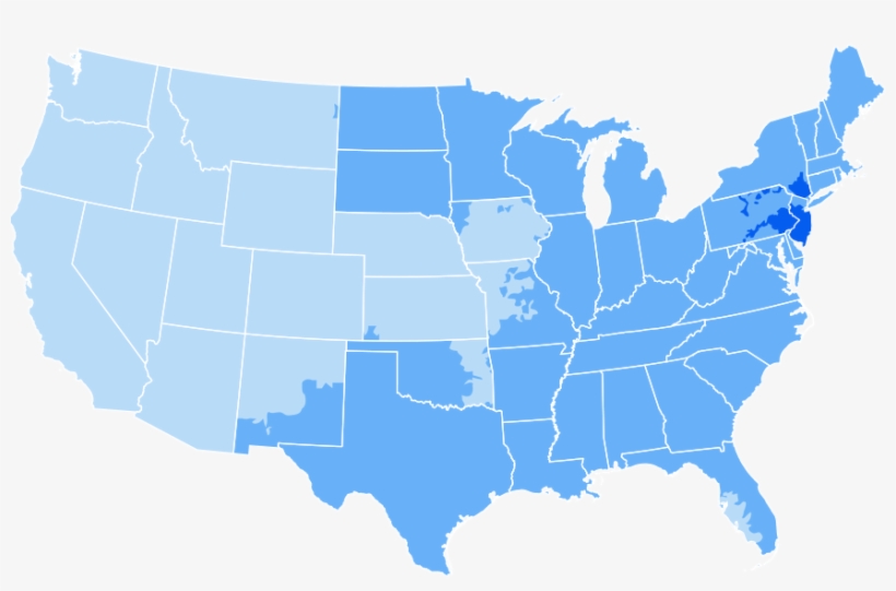 Shipping Area Map - Assisted Suicide Usa, transparent png #1829601
