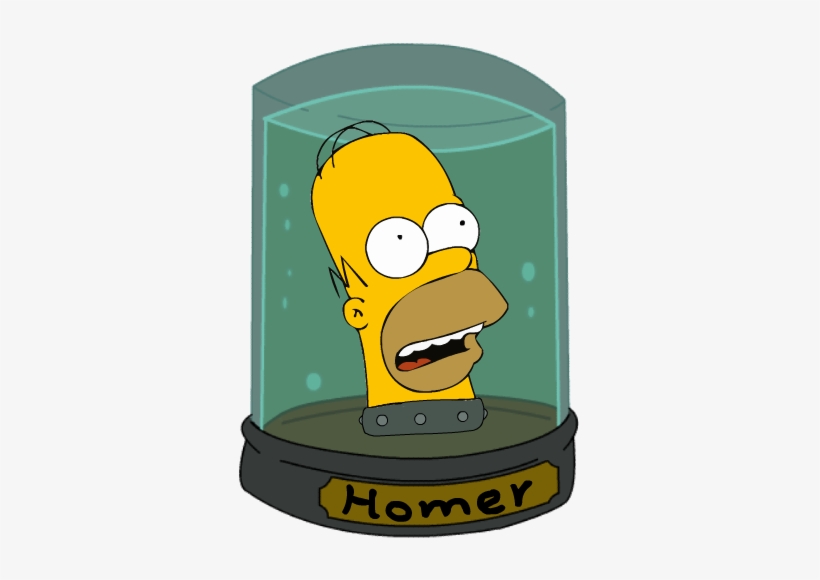 Image Royalty Free Homer Simpson Wiki Fandom Powered - Simpsons Head In Jar, transparent png #1829912