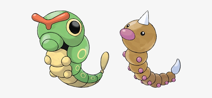 Caterpie Or Weedle - Caterpie Pokemon, transparent png #1829958