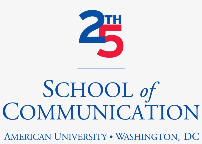 Png) · Soc 25th Logo, Vertical (.eps) - American University School Of International Service, transparent png #1830038