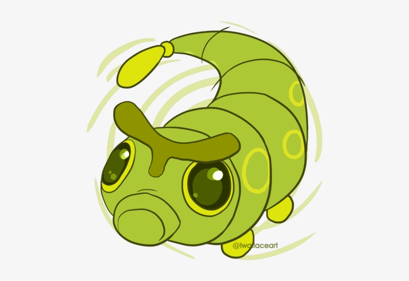 010 Caterpie, transparent png #1830173