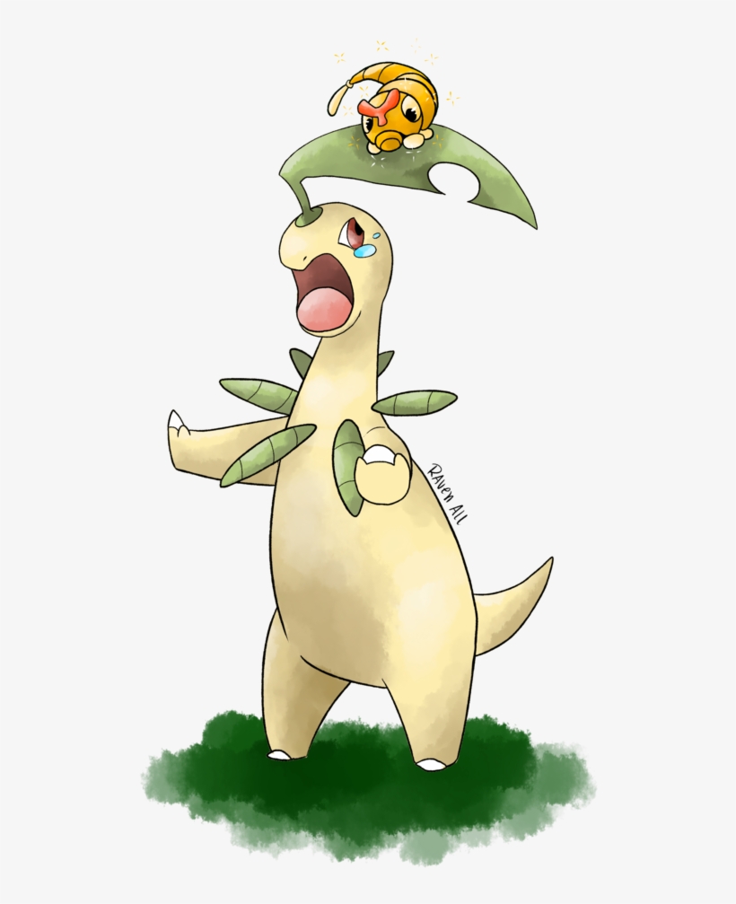• Pokemon Friends Evolution Poke Grass Caterpie Bayleef - Pokémon, transparent png #1830251