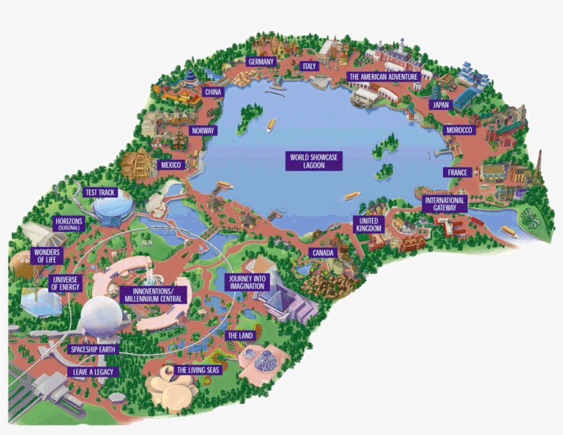 @neiltyson I Visited Epcot Center Recently And Learned - Drink Around The World Map, transparent png #1830266