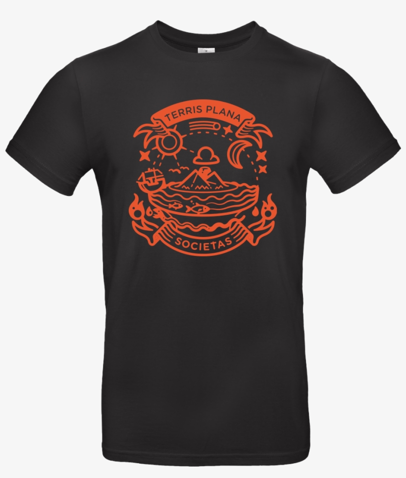 Jensmayor Flat Earth Society T-shirt B&c Exact, transparent png #1830304