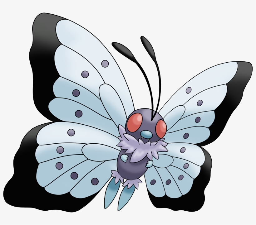 Mega Butterfree Pokédex - Pokemon Butterfree Mega Evolution, transparent png #1830308